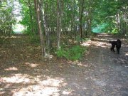 Maison de campagne, fermette, domaine privé. - Sentiers