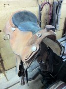 Selle western usagée 17 pouces 
