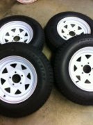 Rims de remorque 14" JAMAIS UTILISÉ