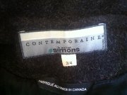 MANTEAU DE LAINE EN ALPACA ET MOHAIR LA MAISON SIMONS