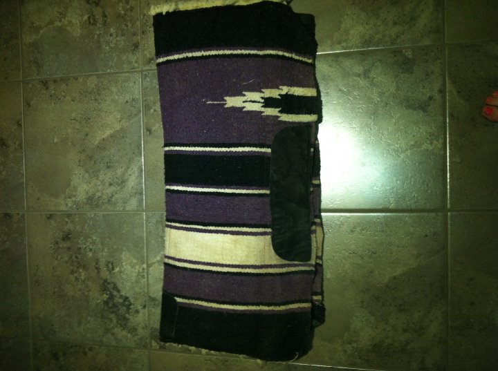 Tapis western mauve à vendre!
