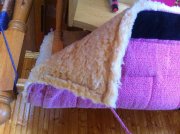 A vendre. Tapis western rose 