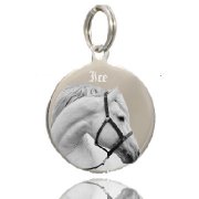 Gravure photo sur médaille et pendentif