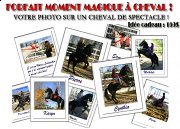 Votre photo sur un cheval de spectacle cabré : 1h...