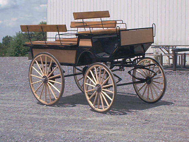 Wagonette pour chevaux