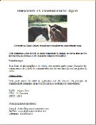 Formation en comportement équin 