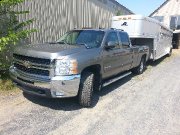 2007 Chevrolet Silverado 4x4 et Remorque Stock...