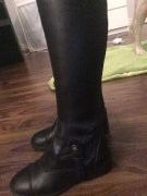 Chaps en cuire noir NEUF! 