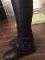 Chaps en cuire noir NEUF! 