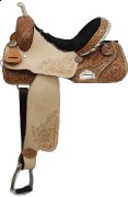 Selle Barils Double T 14 po Presque neuve