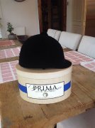 Del mar pirma helmet / velveteen show helmet