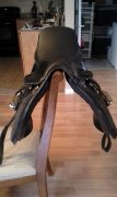 Selle Griffith Canada noire en cuir, 17', med
