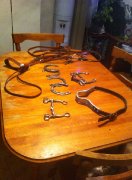 aubaine;kit complet pour cheval avec selle western 17 pouce  - mord different