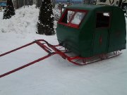 belle sleigh antique fermée