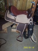 selle western 17pces synthétique