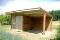 Combiné abri+boxe 3x4 pour chevaux, poneys