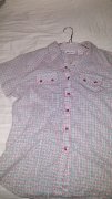 Wrangler med manches courtes portée une fois 15$
