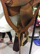 SELLE DE BARIL WESTERN RAWHIDE TRES BONNE CONDITION