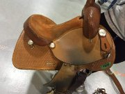 SELLE DE BARIL WESTERN RAWHIDE TRES BONNE...