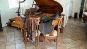 Selle Saddle E. Jeffries dressage special edition impeccable