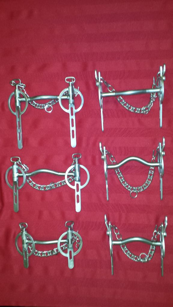 Mors d'attelage interchangeable en ss