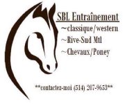 J'offre mes services d'entraînement de chevaux!