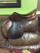 Selle Rivella 17" arçon médium état impeccable...