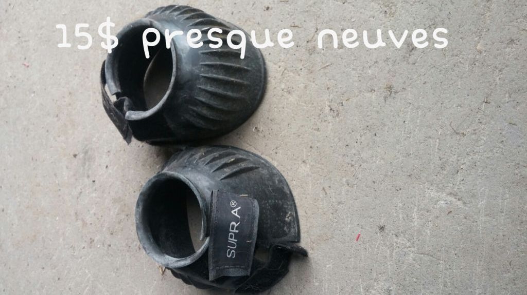Cloches noires ''Supra'' small presque neuves.