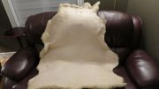 peau mouton (tapis selle) - face peau