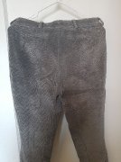 Culotte de cheval en corduroy soyeux gris