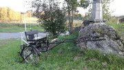 Buggy "selké" 2 roues avec ski