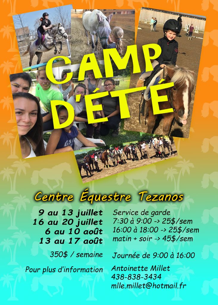 Camp de jour d'été à Saint-Eustache