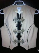 Vêtements de concours western, laisse orange