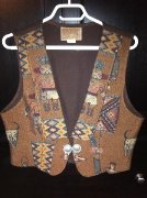 Vêtements de concours western, laisse orange