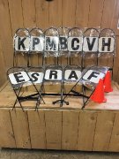 Ensemble complet de lettres pour manège