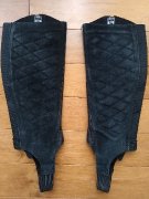 Half Chaps en cuir peut usé à vendre