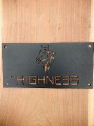 Plaque de boxe