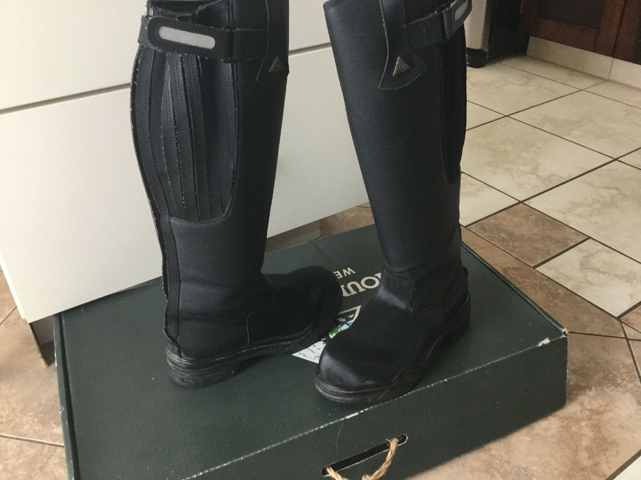Bottes équestres d’hiver, pointure 6 pour femme.
