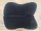 Half pad 2 housses, bleu marine, blanche