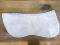 Half pad 2 housses, bleu marine, blanche