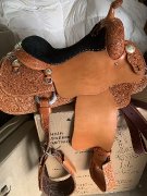 SELLE DE CHEVAL FRONTIER 20X REINER 16'' BLUE...