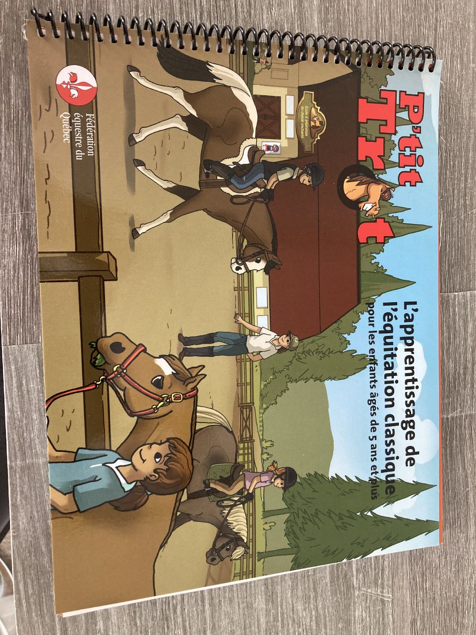 Livre p’tit trot classique et western