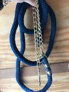 Laisse cheval/chaine 10$, licous grandeurs XL-XXL...