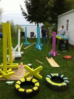 Voici pendant la construction...