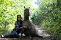 Poney sait le Assis