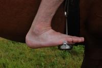 Je viens de trouver cette photo! Meilleure fa&ccedil;on d'illustrer &ccedil;a! Sans botte (donc sans talon), on a l'impression que la personne descend pas son...