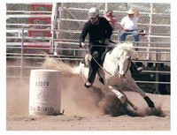 J'en portais toujours une m&ecirc;me si j'ai gagn&eacute; plusieurs rod&eacute;os et grand prix.  J'ai qualifi&eacute; mes chevaux pour les finales de la NBHA et la NPBA et...