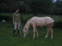 voici ma petite Maya quand elle avait 1 ans je venais de l'avoir