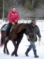 Pour ma part j'ai 2 plus beau moment avec mon premier cheval Urano:

La premiere fois c'est quand j'ai mont&eacute; Urano pour la premiere fois et qu'il a...