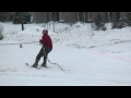 ski-joring val st-côme 19 dec 2010 